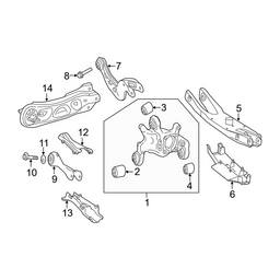 Mercedes Trailing Arm - Rear Driver Side 2463500406